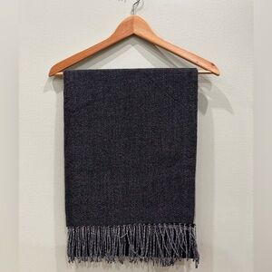 Wool-Blend Fringe Scarf